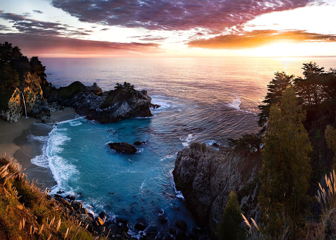 California-Ocean-Sunset